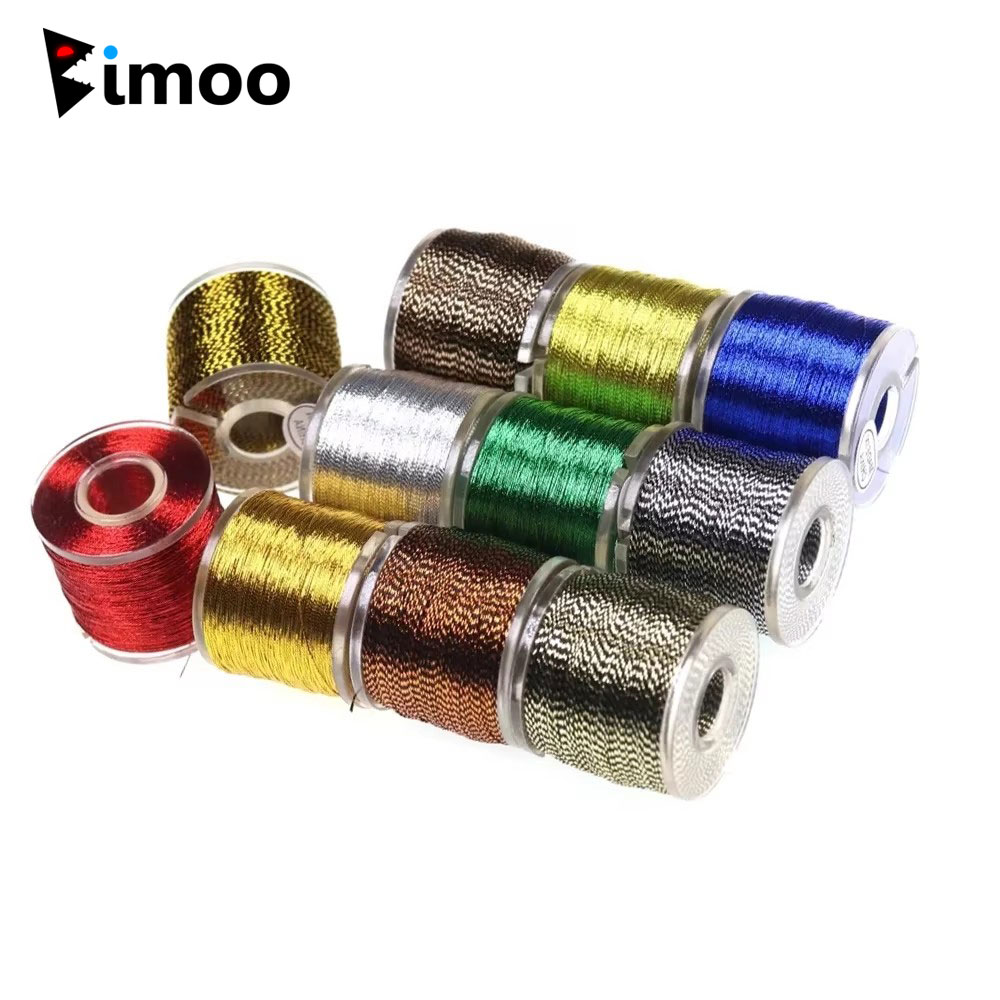 Fishing Hook Jig - 100 yards/Spool Fishing Rod Building Metallic