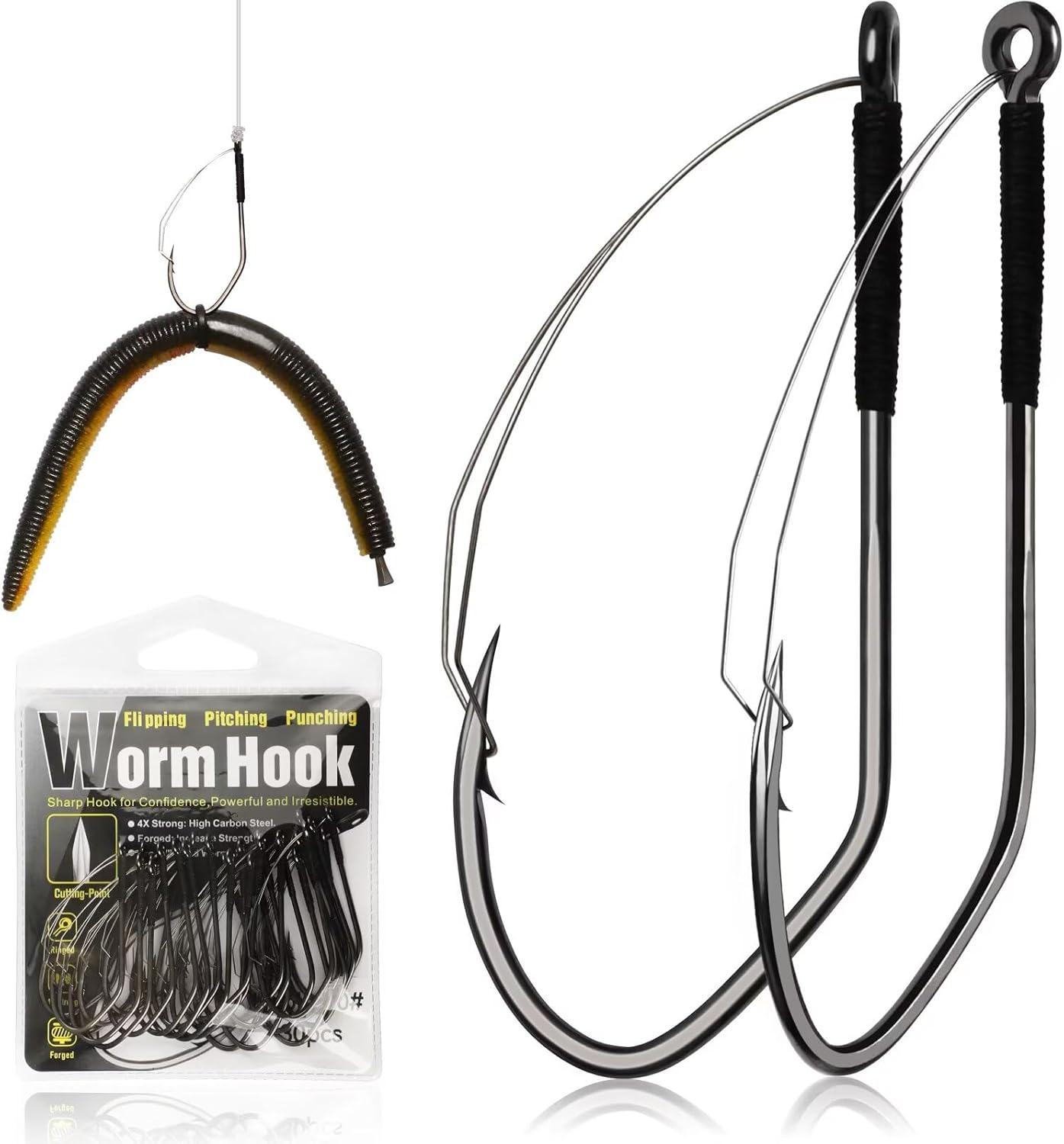 Fishing Hook Weedless - Dovesun Weedless Worm Hooks Wacky Rig