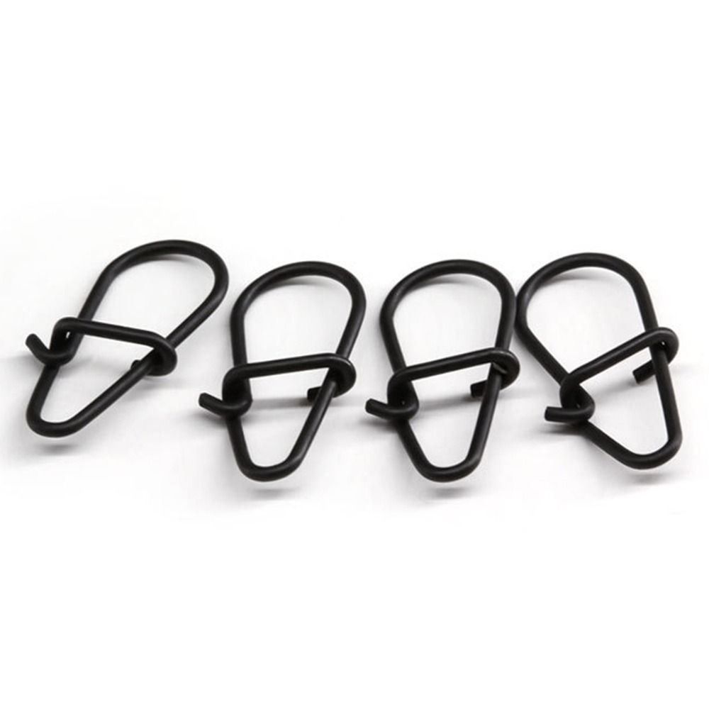 100Pcs/lot Matte black Snap Fi - Fishing Hook Stainless Steel recensie en prijs