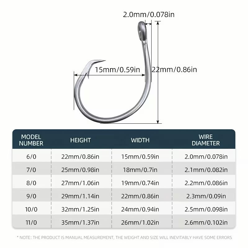 30pcs/box Fishing Hooks Stainl - Fishing Hook Circle recensie en prijs