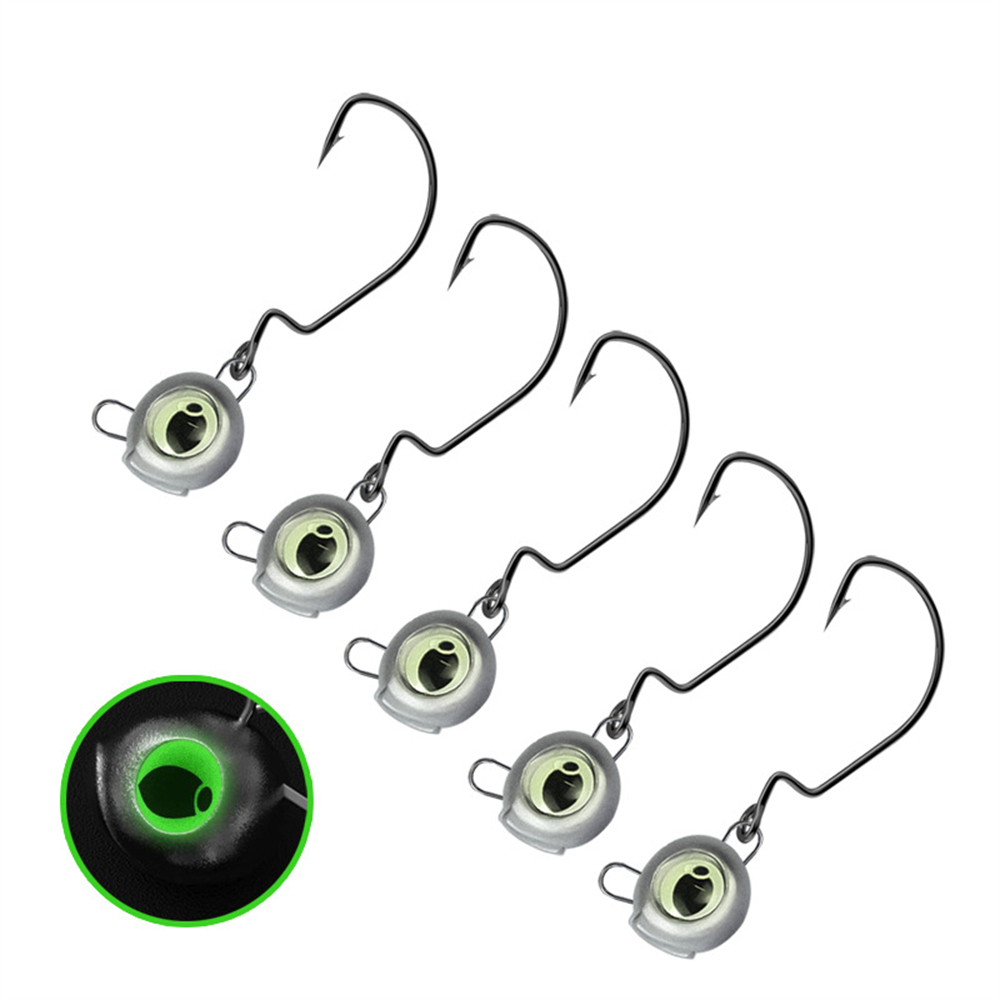 10pcs Weedless Jig Heads with  - Fishing Hook Weedless recensie en prijs