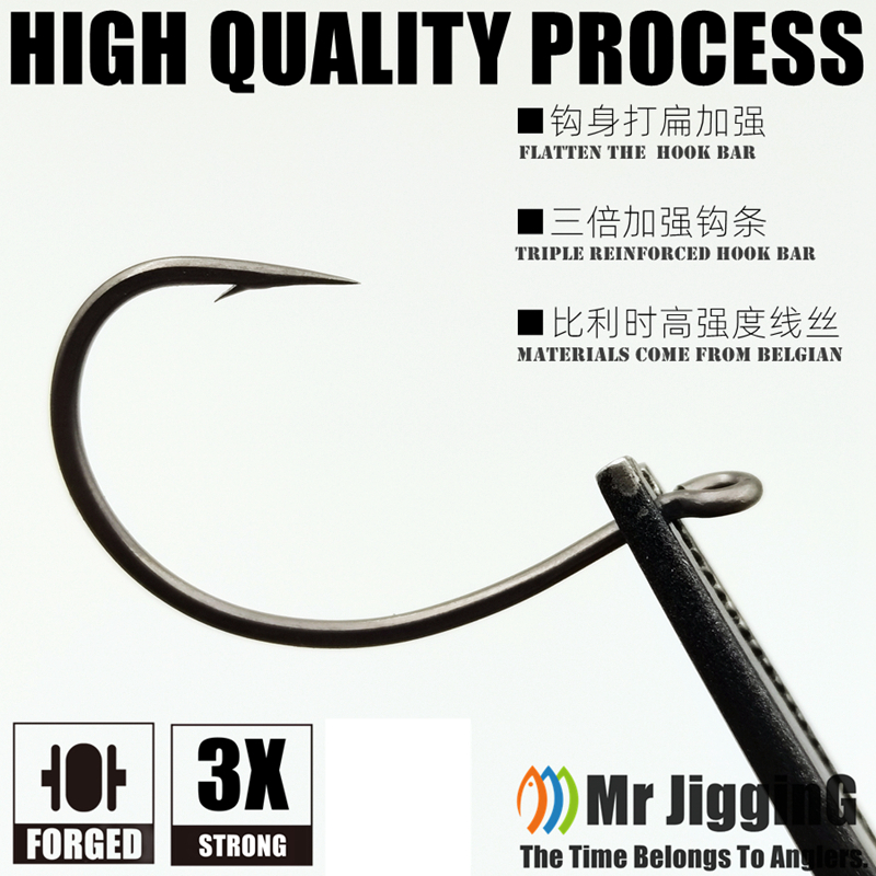 Mr JigginG PTFE Super Slide Wa - Fishing Hook Offset recensie en prijs