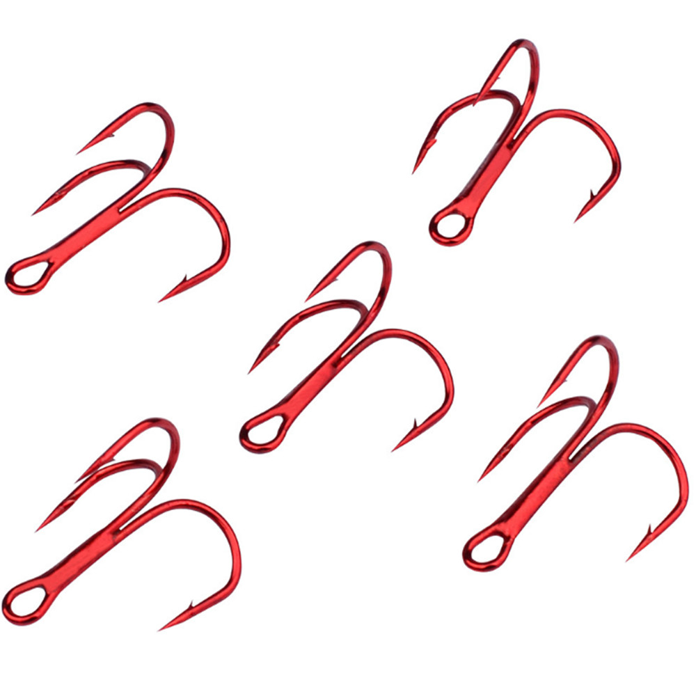 20pcs/lot Red 2/4/6/8/10# Fish - Fishing Hook Offset recensie en prijs