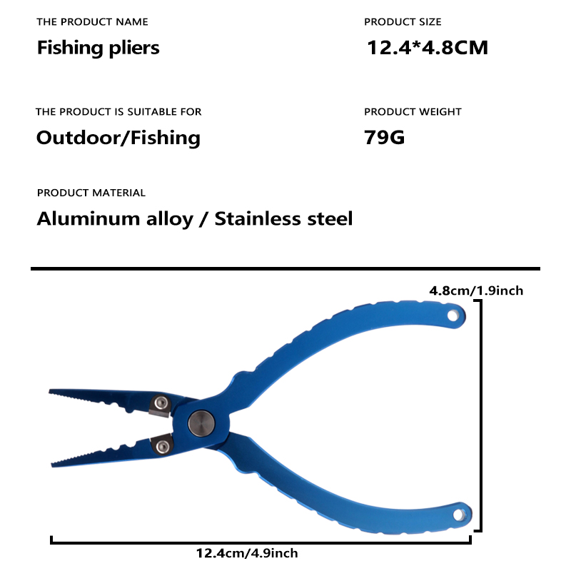 Fishing Tongs, Ultra Light Alu - Fishing Hook Sharpener recensie en prijs
