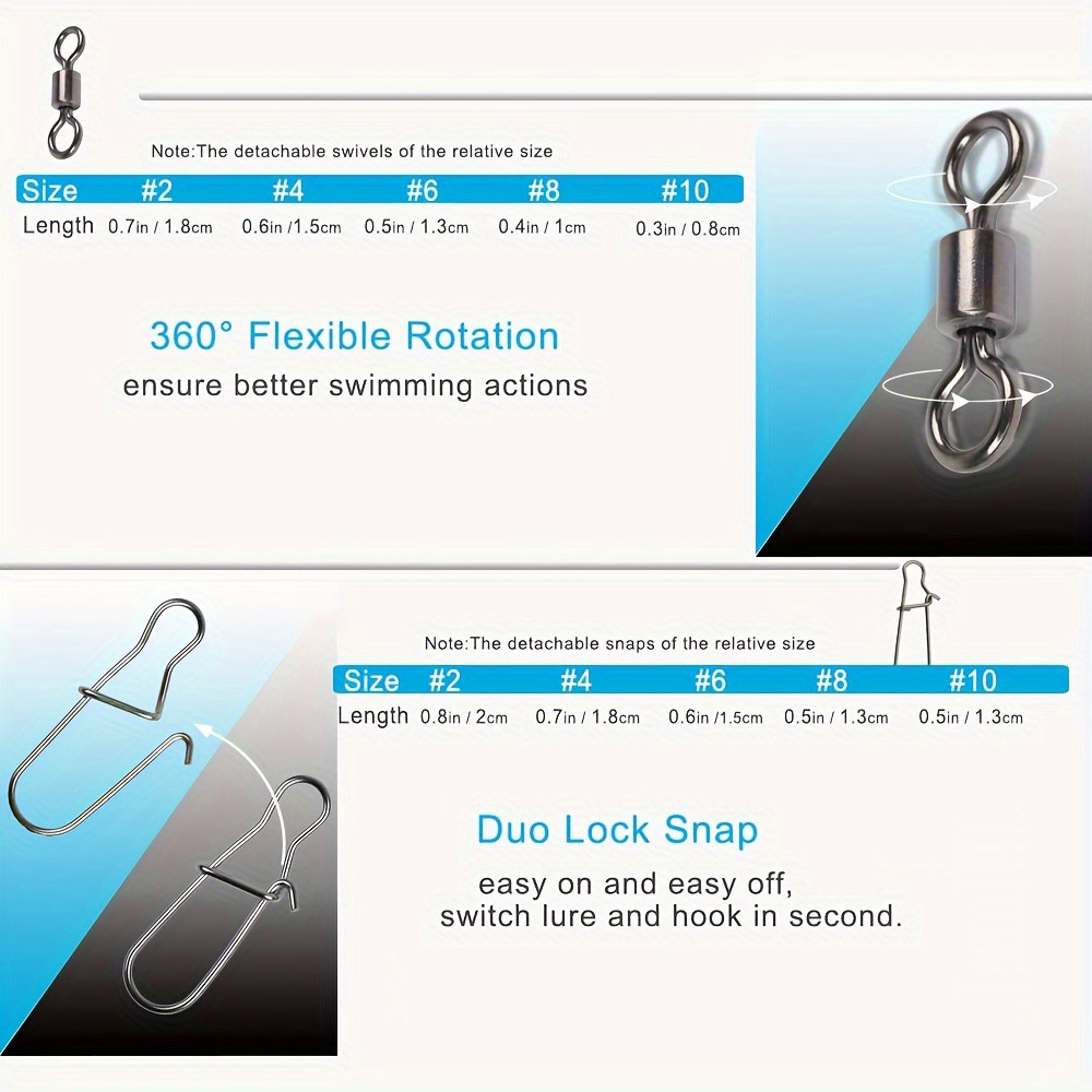 95/210 PCS Set Fishing Connect - Fishing Hook Stainless Steel recensie en prijs