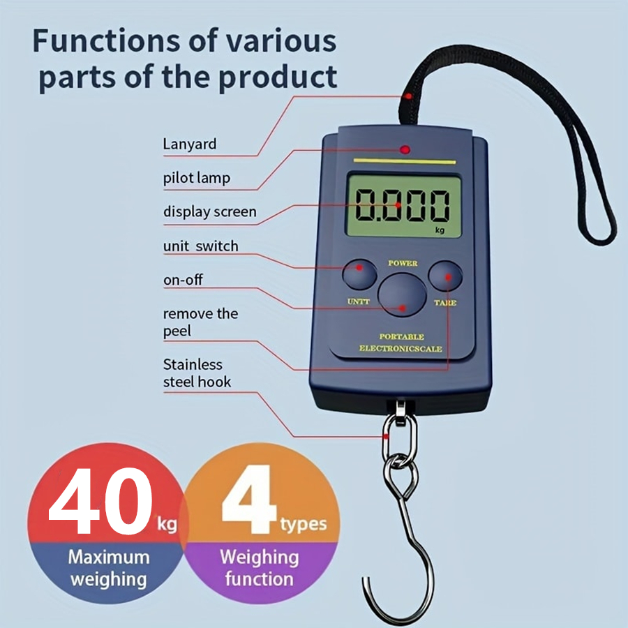 40kg Multifunctional Mini Elec - Fishing Hook recensie en prijs