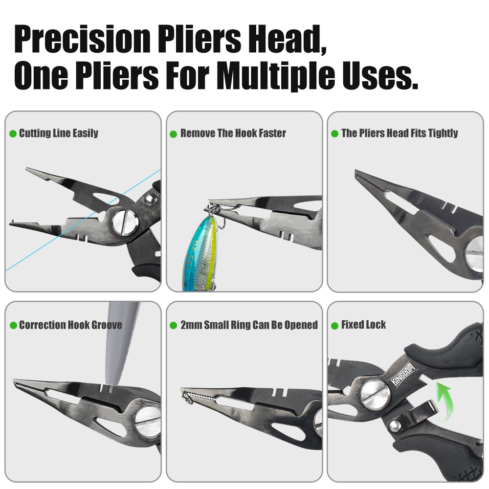 Kingdom Fishing Pliers Multifu - Fishing Hook Remover recensie en prijs