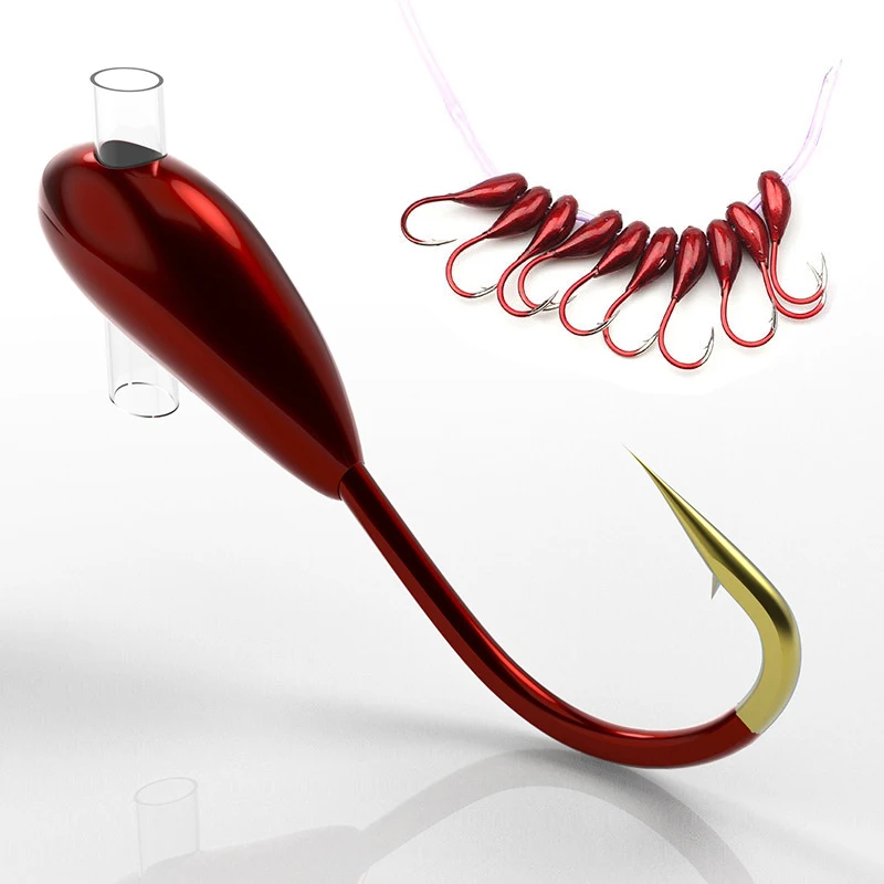 10/20PCS Winter Ice Fishing Ho - Fishing Hook Barbless recensie en prijs