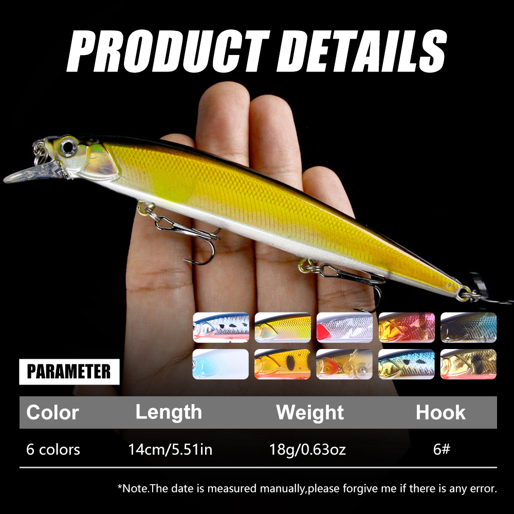 Jerkbait Minnow Fishing Lure A - Fishing Hook Treble recensie en prijs