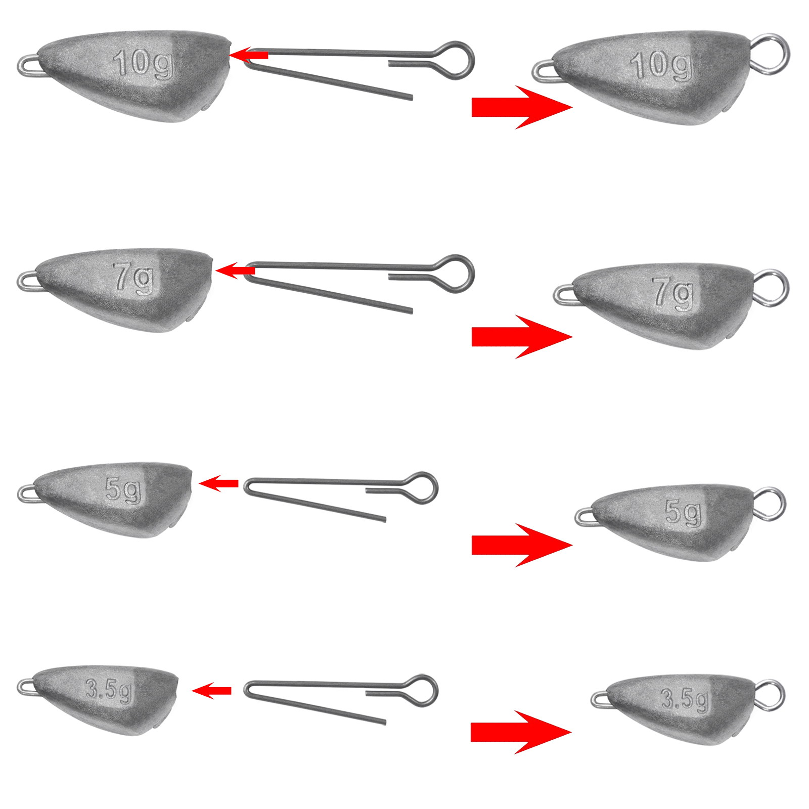 SAMOLLA 5pcs Jig Head Fishing  - Fishing Hook Jig recensie en prijs