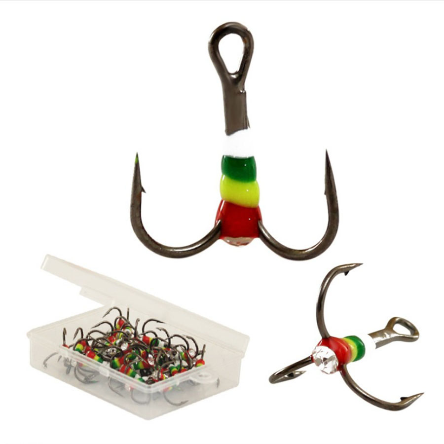 5pcs40pcs Ice Fishing Rainbow  - Fishing Hook Assortment recensie en prijs