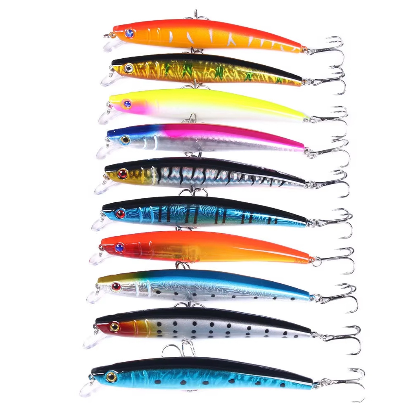 Minnow Fishing Lure 110mm 13g  - Fishing Hook Treble recensie en prijs