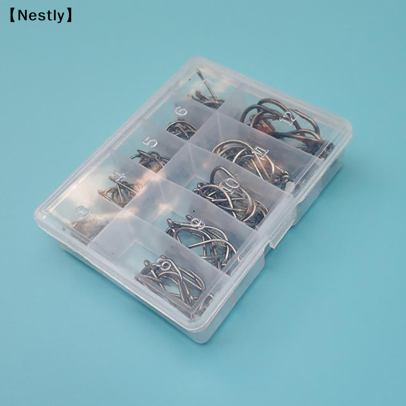 100pcs/box Fishing Hooks Carbo - Fishing Hook Circle recensie en prijs