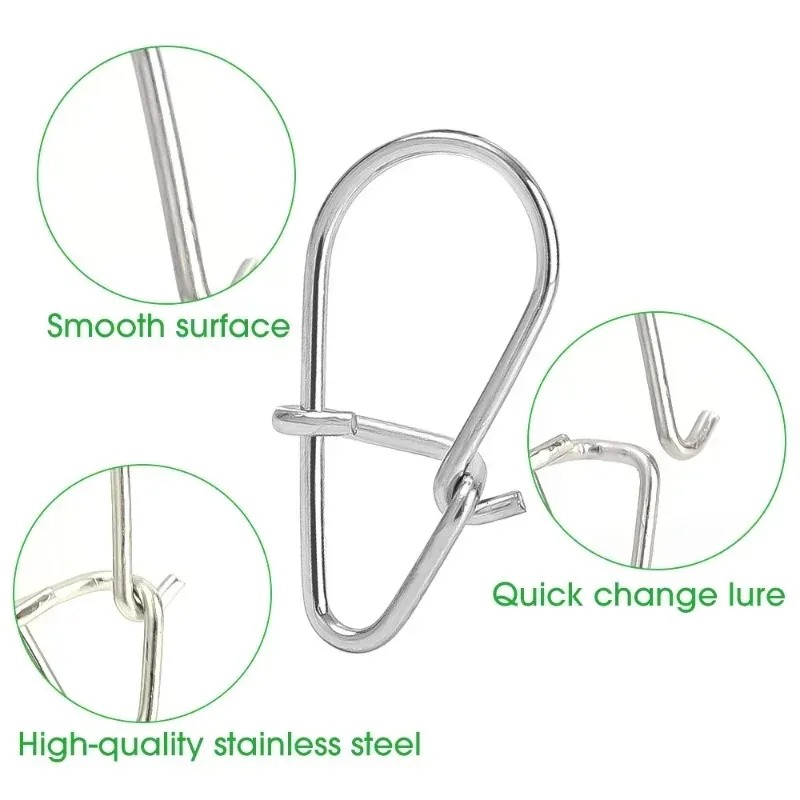 100/200PCS Stainless Steel Fis - Fishing Hook Stainless Steel recensie en prijs