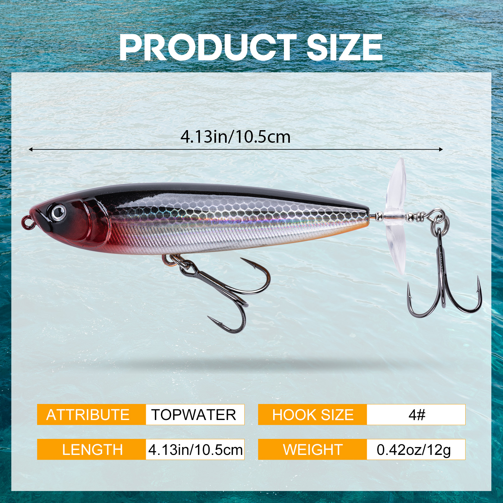Goture Topwater Fishing Lures  - Fishing Hook Treble recensie en prijs