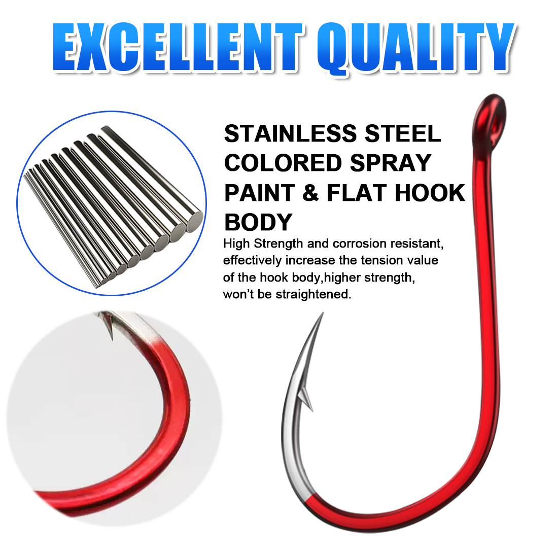 FishTrip 25Pcs Lure Fishing Ho - Fishing Hook Circle recensie en prijs