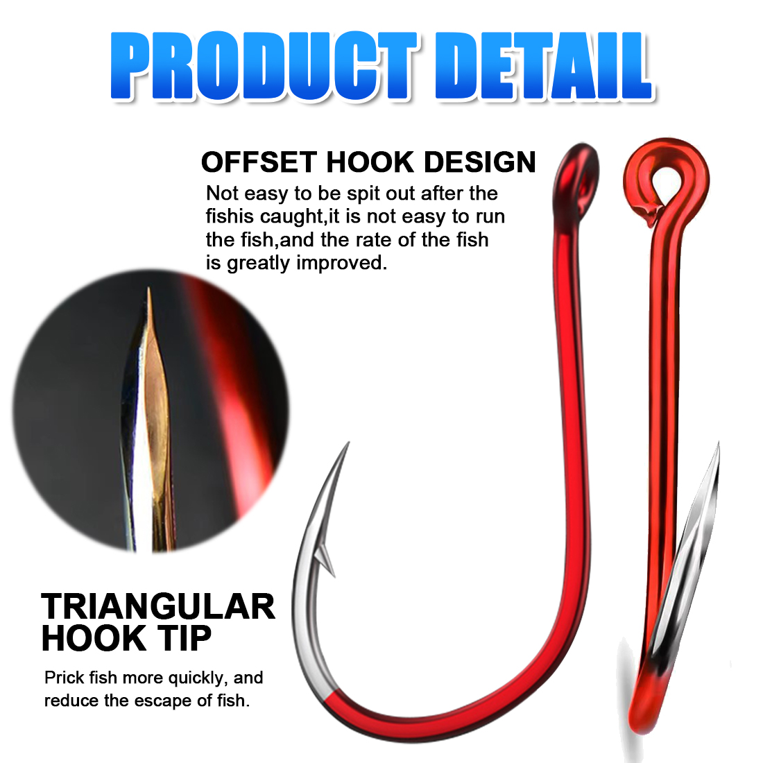 FishTrip 25Pcs Lure Fishing Ho - Fishing Hook Circle recensie en prijs