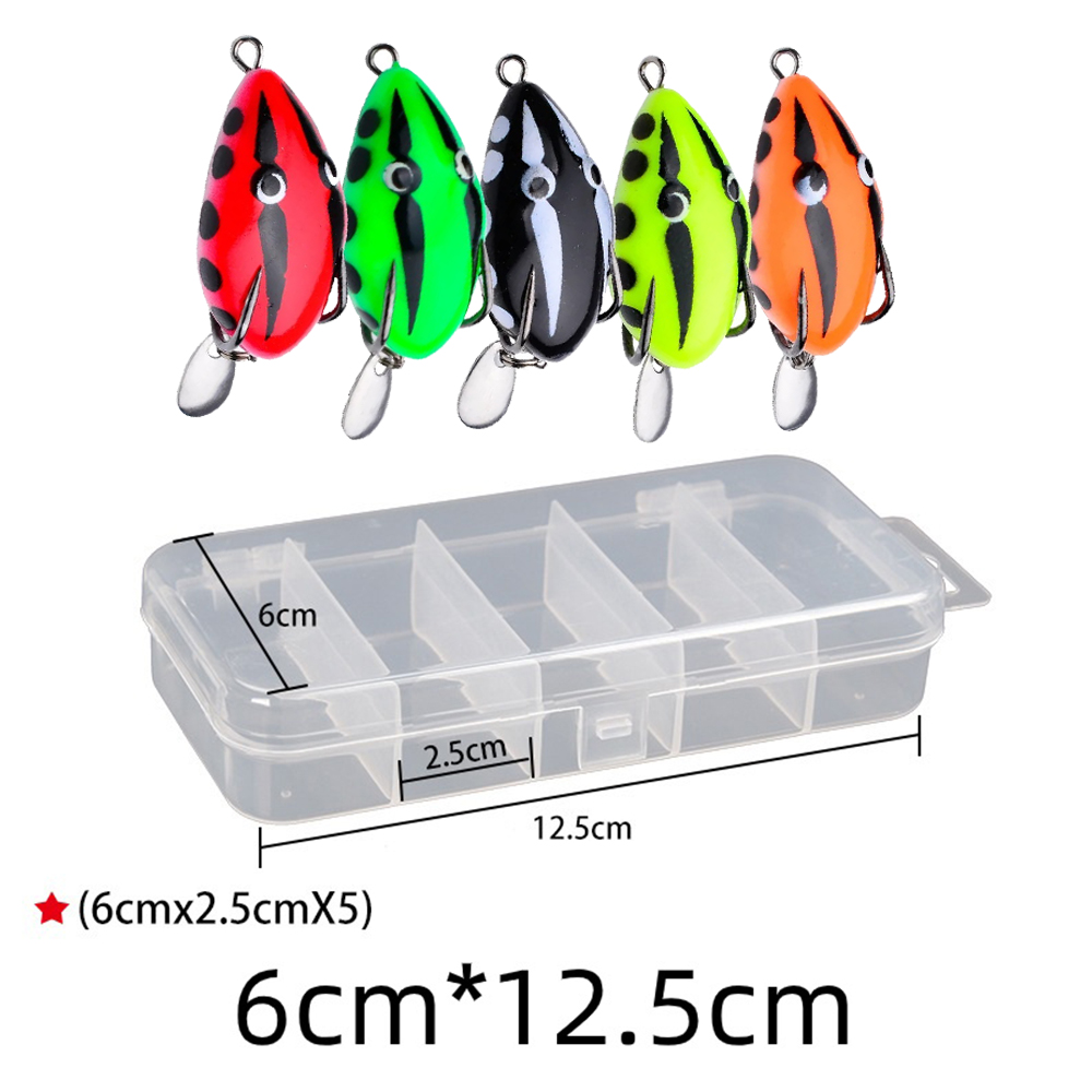 5pcs/Box Topwater Fishing Lure - Fishing Hook Weedless recensie en prijs