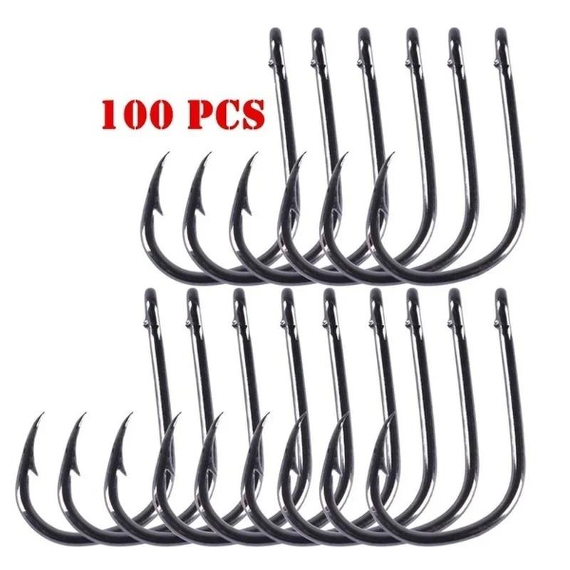 100pc/lot Fishing Hooks Double - Fishing Hook Circle recensie en prijs