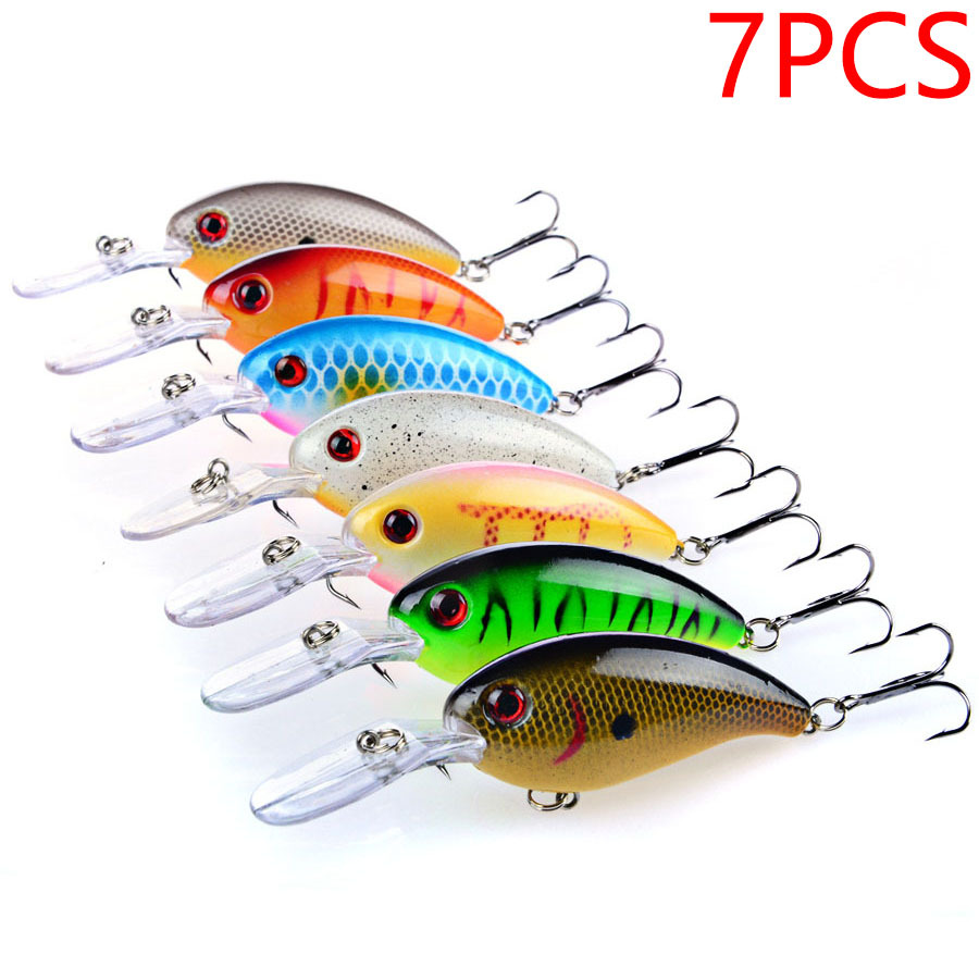7Pcs Crankbait Fishing Lure Fl - Fishing Hook Treble recensie en prijs
