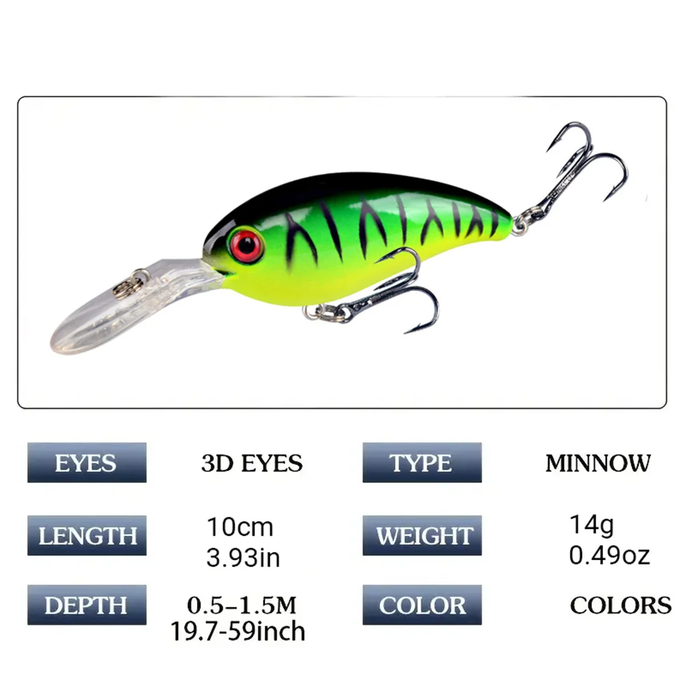 7Pcs Crankbait Fishing Lure Fl - Fishing Hook Treble recensie en prijs