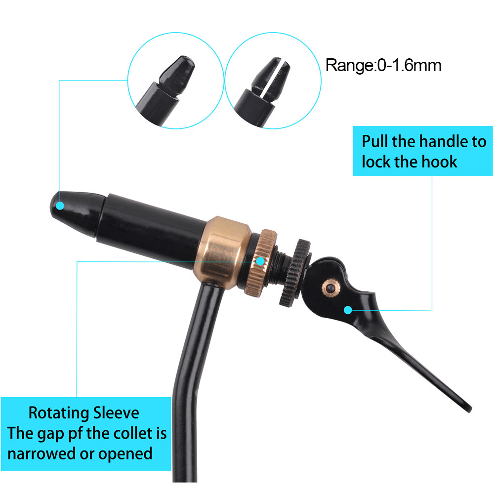Rotary Fly Tying Vise Tool Saf - Fishing Hook Jig recensie en prijs