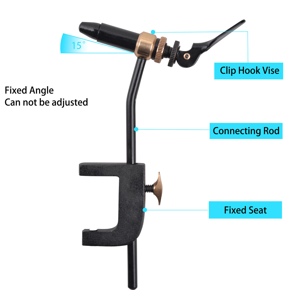 Rotary Fly Tying Vise Tool Saf - Fishing Hook Jig recensie en prijs