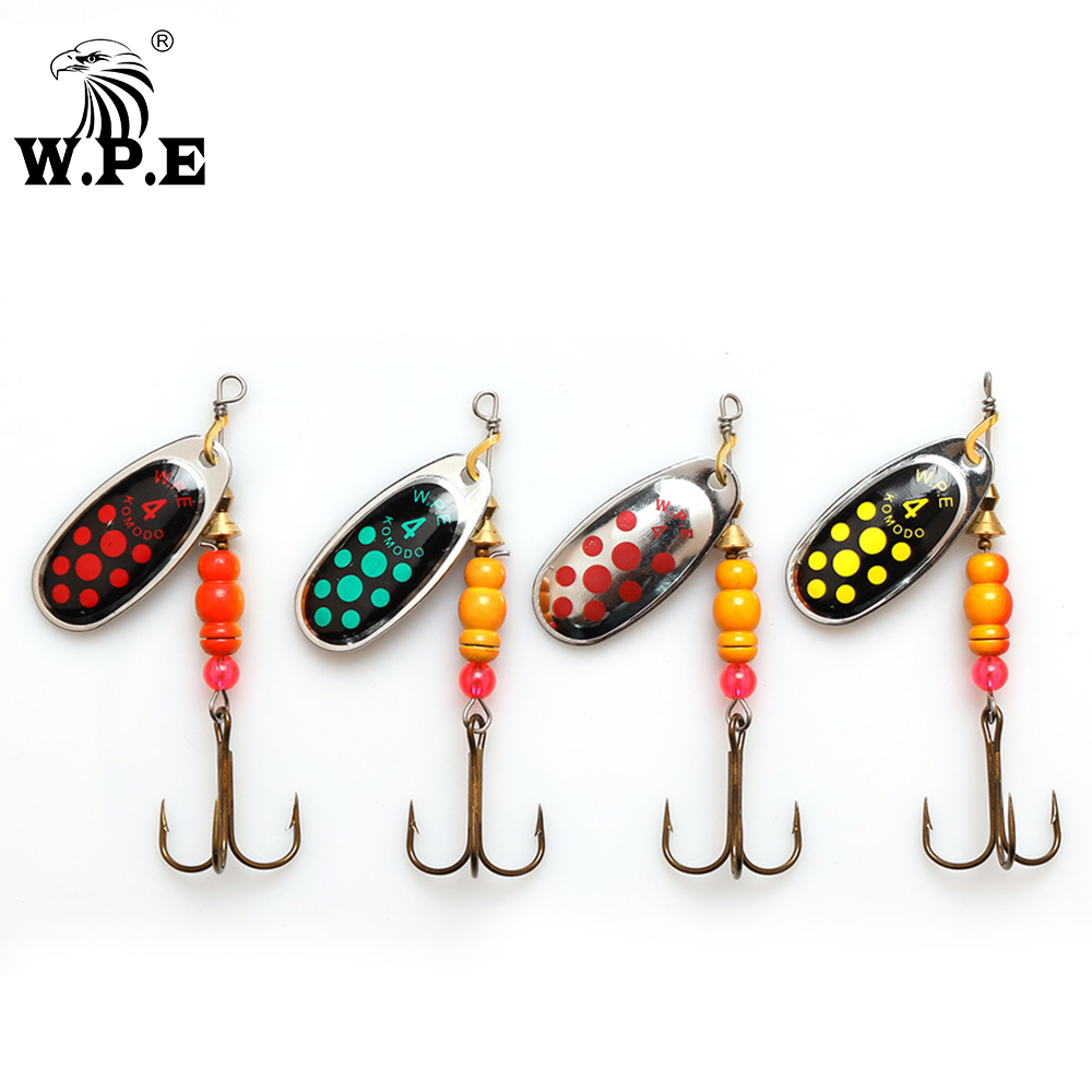 W.P.E Brand New Spinner Lure 1 - Fishing Hook Treble recensie en prijs