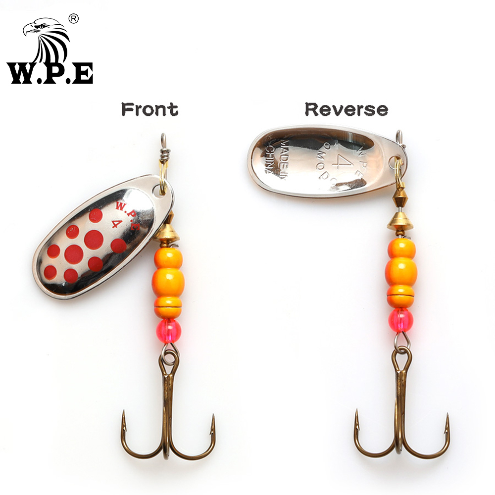 W.P.E Brand New Spinner Lure 1 - Fishing Hook Treble recensie en prijs