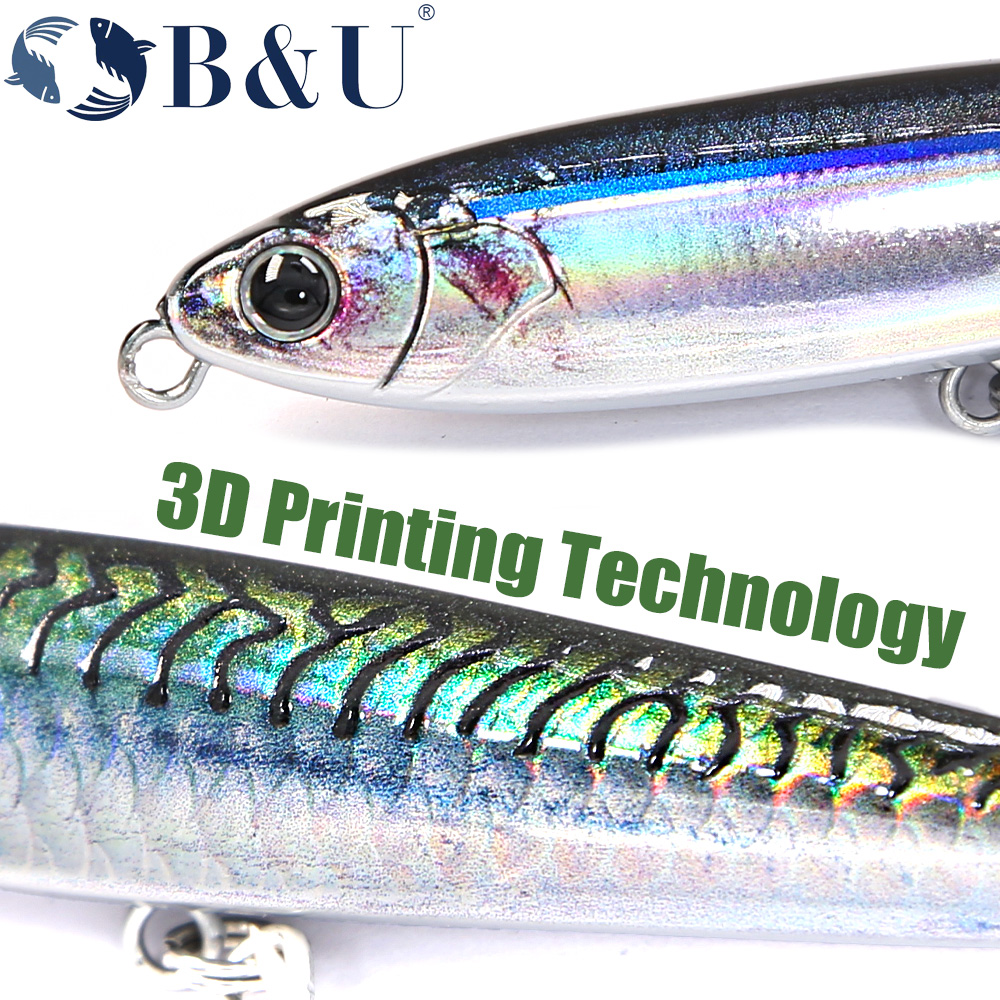 B&U Sinking Pencil Fishing Lur - Fishing Hook Treble recensie en prijs