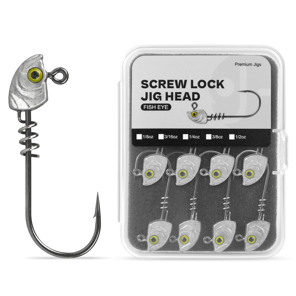 15PCS Screw Lock Swimbait Jig  - Fishing Hook Weedless recensie en prijs