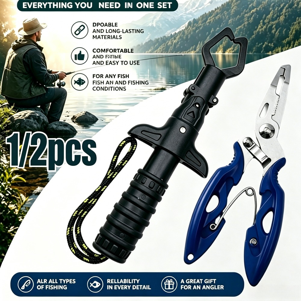 1/2pcs Fishing Gripper and Pli - Fishing Hook Remover recensie en prijs