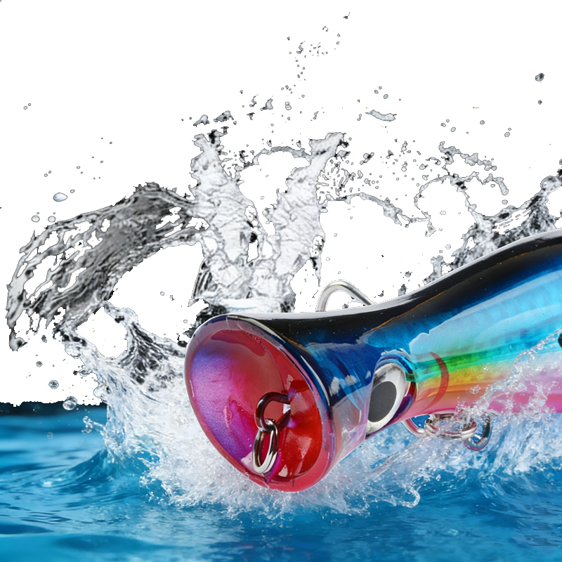 1pc 43g Big Popper Floating Wo - Fishing Hook Treble recensie en prijs