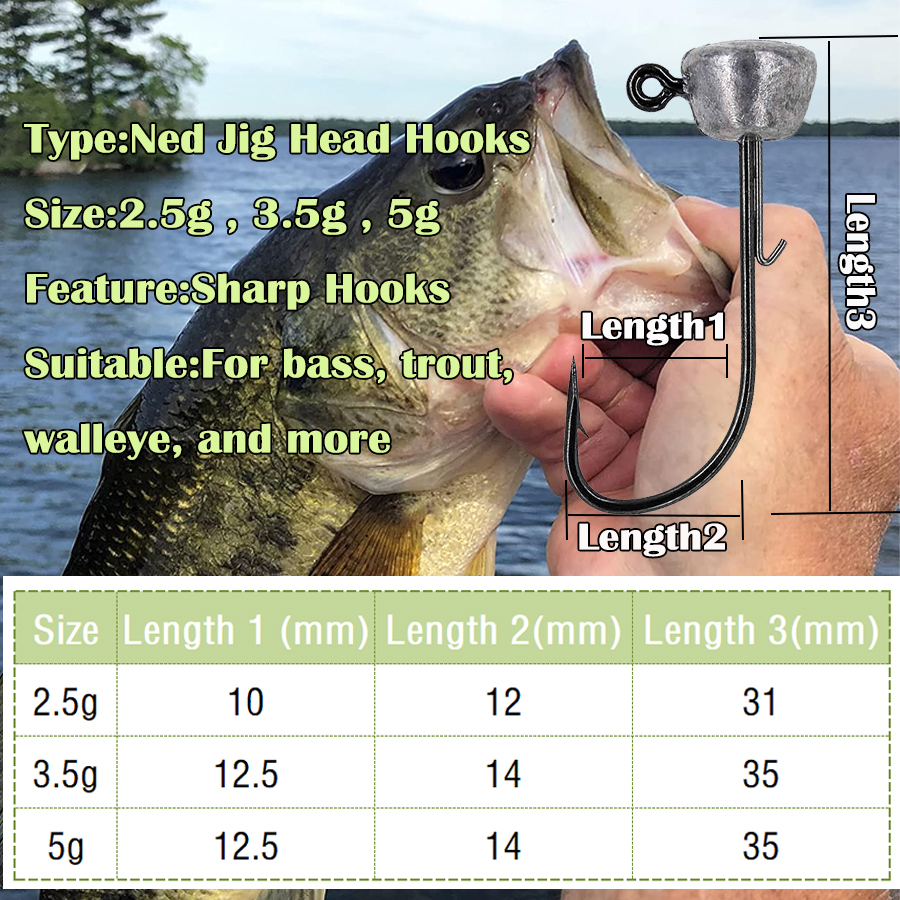 Mushroom Head Fishing Rigs Jig - Fishing Hook Weedless recensie en prijs