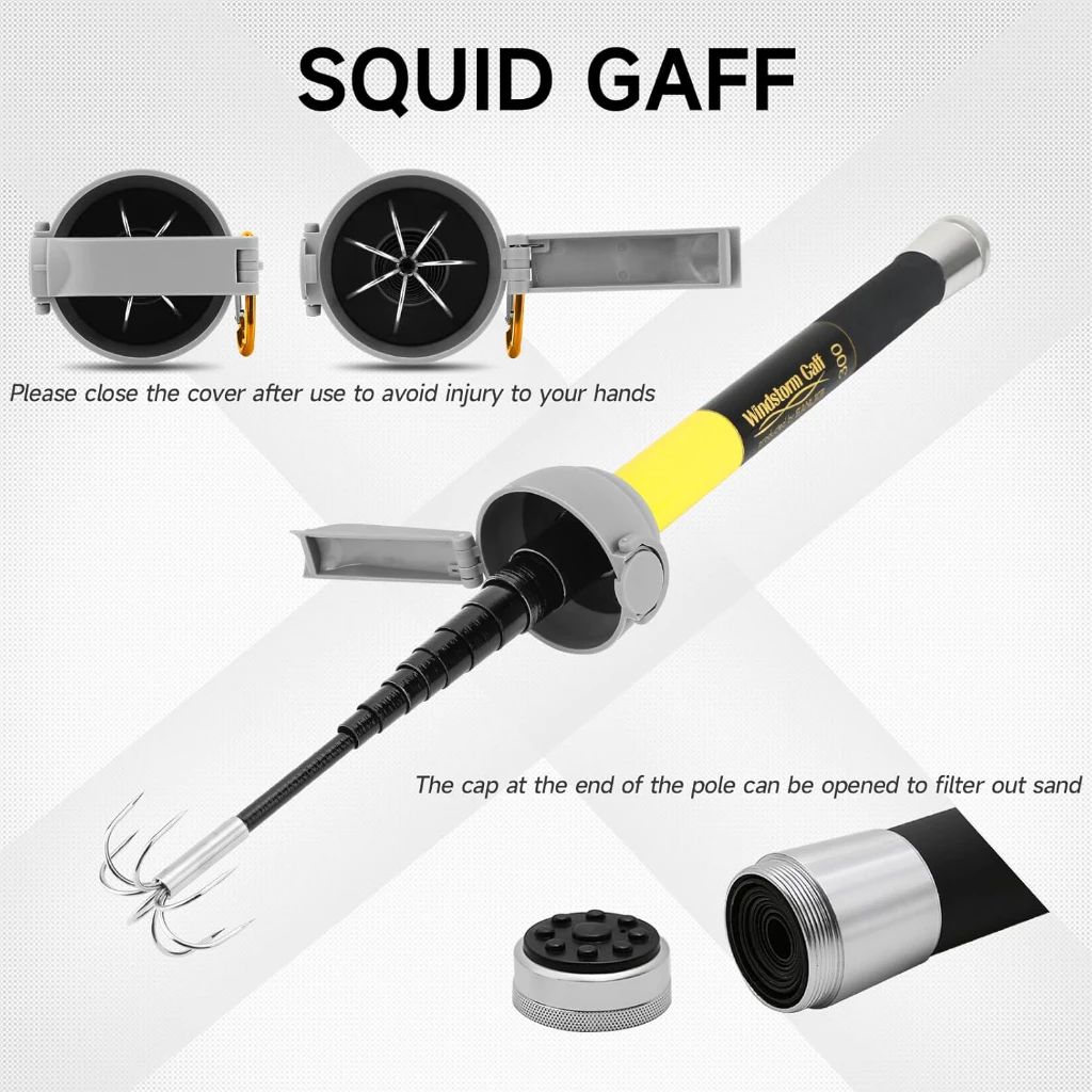 SANLIKE Fishing-Squid Gaff 3M/ - Fishing Hook Stainless Steel recensie en prijs