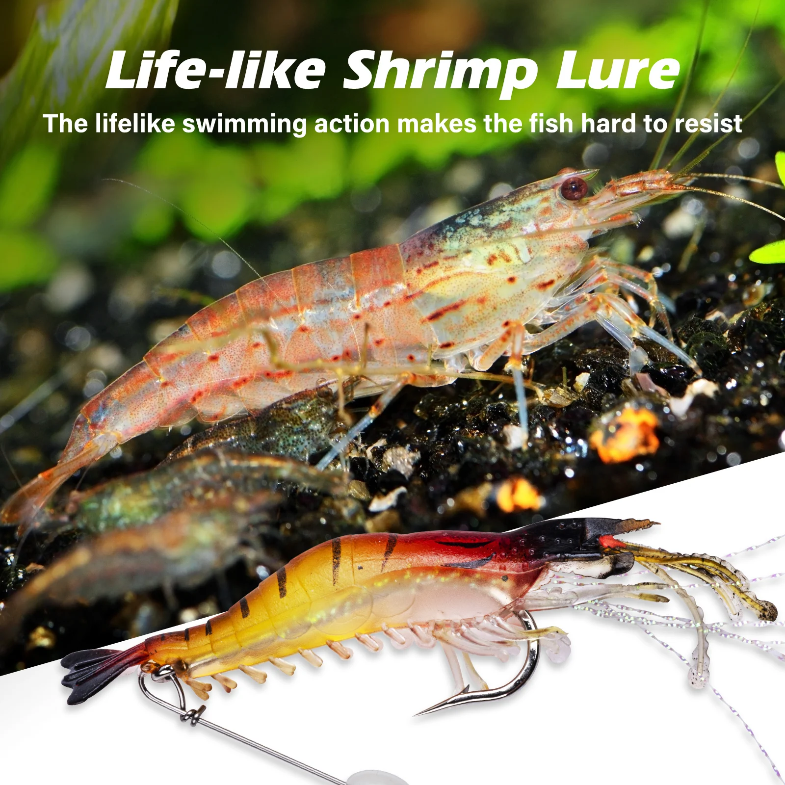 Goture Silicon Shrimp Fishing  - Fishing Hook Assortment recensie en prijs