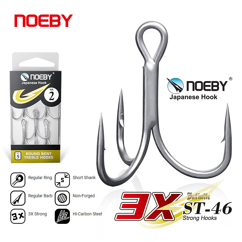 Noeby High Carbon Steel Fishin - Fishing Hook Barbless recensie en prijs