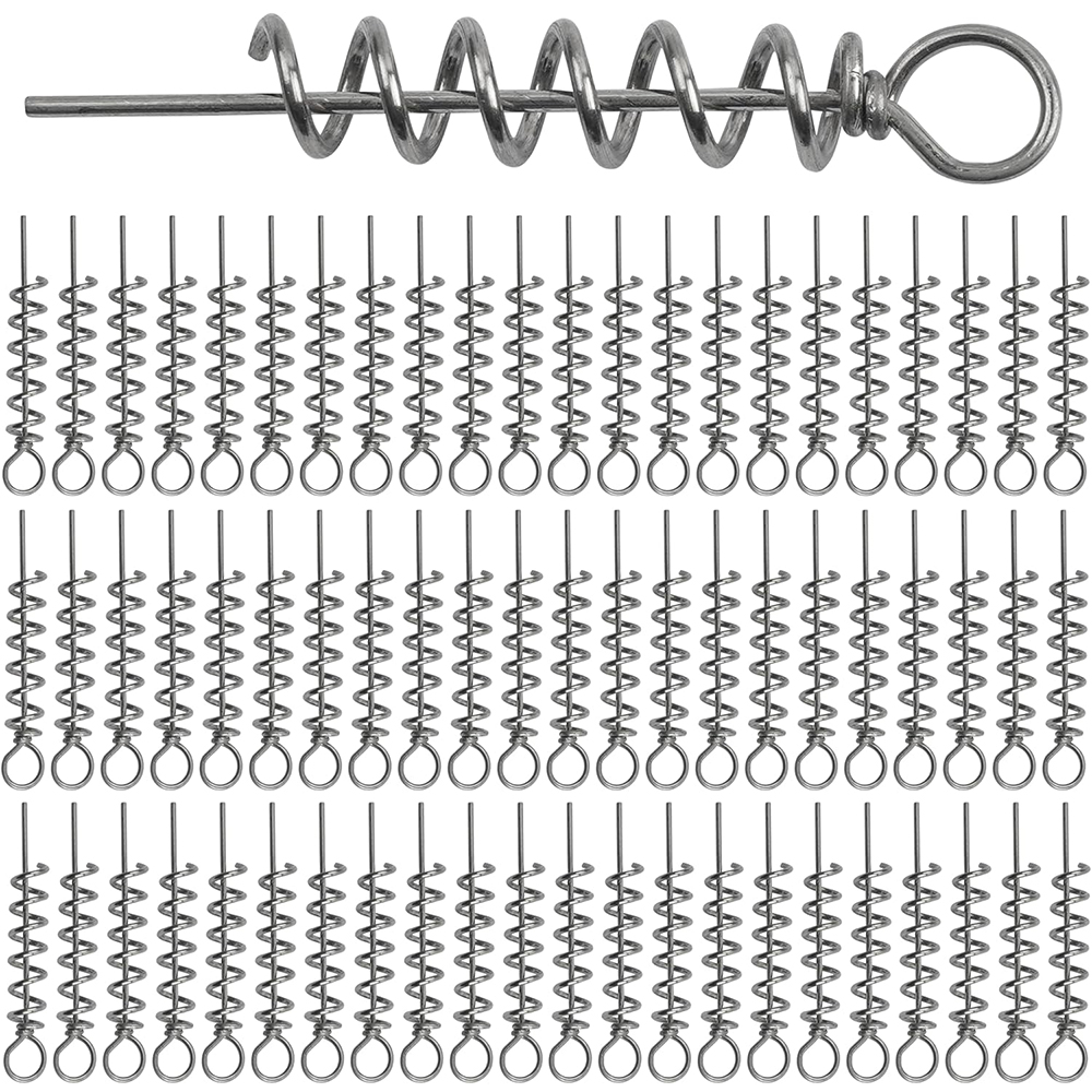 50Pcs Spring Twist Lock Fishin - Fishing Hook Stainless Steel recensie en prijs