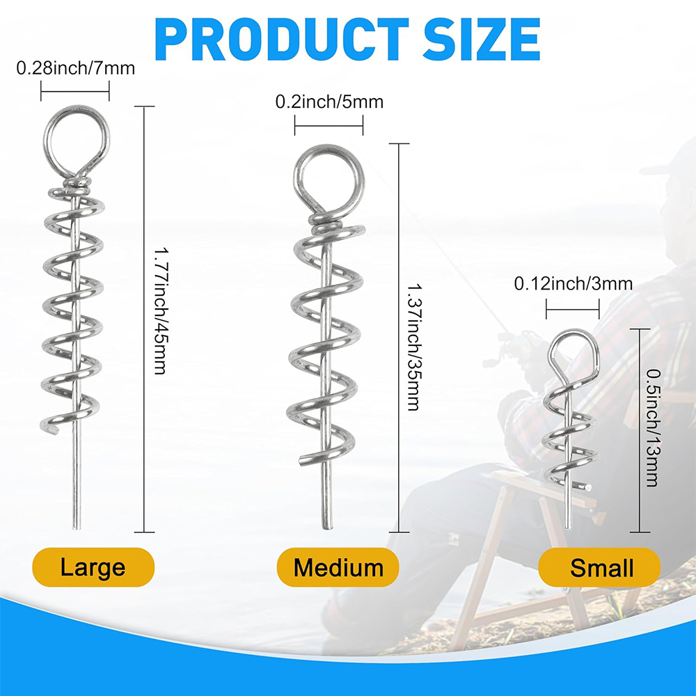 50Pcs Spring Twist Lock Fishin - Fishing Hook Stainless Steel recensie en prijs