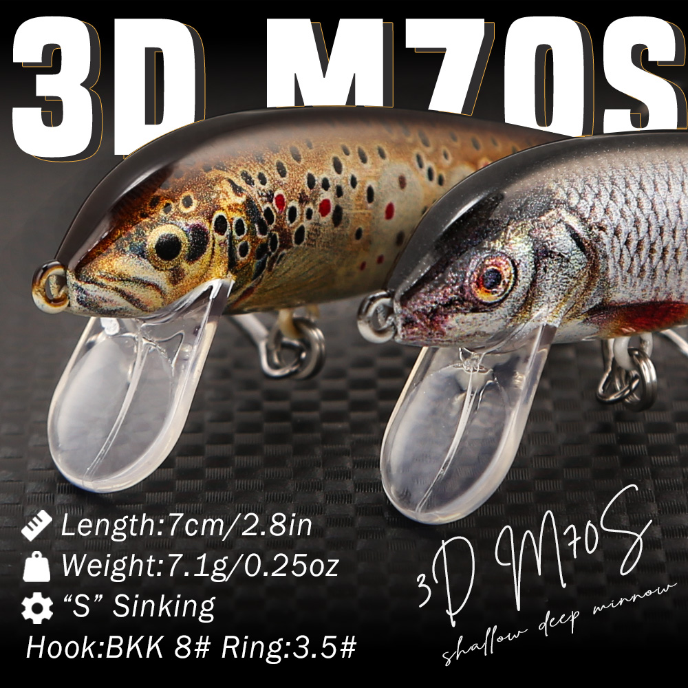 B&U Sinking Minnow Fishing Lur - Fishing Hook Treble recensie en prijs