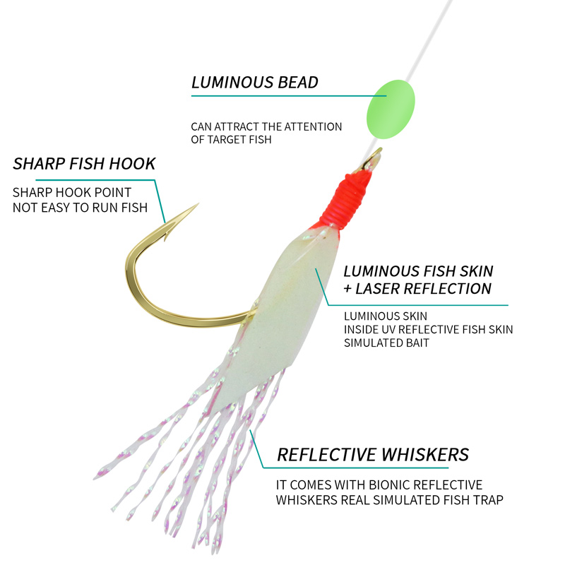 ZYZHE Fishing Sabiki Hook Lumi - Fishing Hook Assortment recensie en prijs