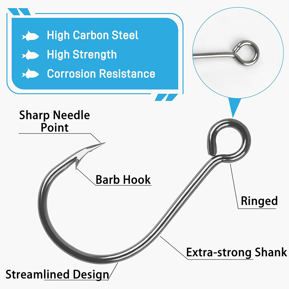 70Pcs Fishing Inline Single Ho - Fishing Hook Circle recensie en prijs