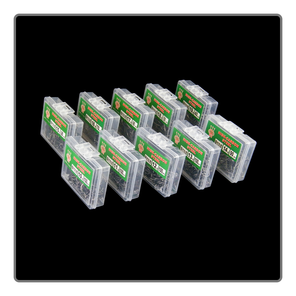 40-100Pcs per box Boxed fishho - Fishing Hook Assortment recensie en prijs