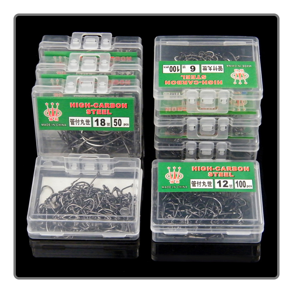 40-100Pcs per box Boxed fishho - Fishing Hook Assortment recensie en prijs