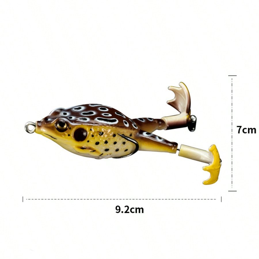 5pcs Water Soft Frog Bass Fish - Fishing Hook Weedless recensie en prijs