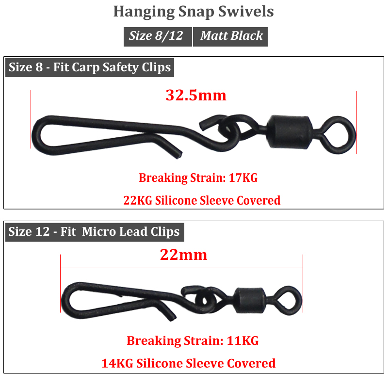 20PCS Carp Fishing Quick Chang - Fishing Hook Size recensie en prijs