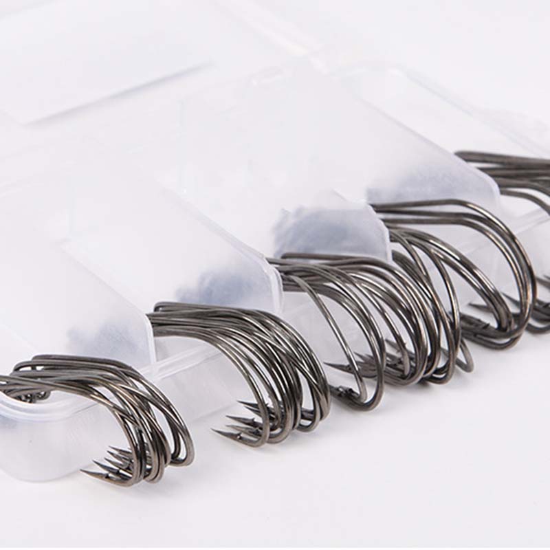 50Pcs/Box High Carbon Steel Fi - Fishing Hook Stainless Steel recensie en prijs