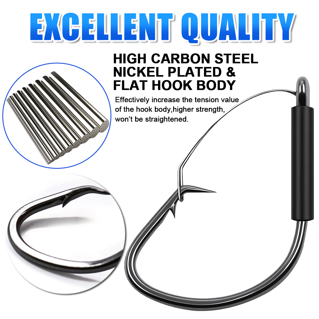FishTrip Weedless Wacky Rig Ho - Fishing Hook Weedless recensie en prijs