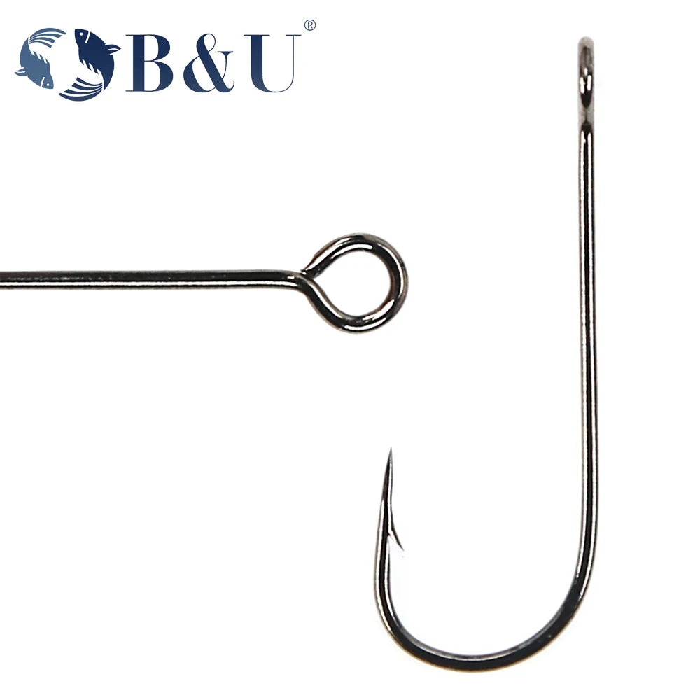 B&U 20pcs Fishing hook big eye - Fishing Hook Barbless recensie en prijs