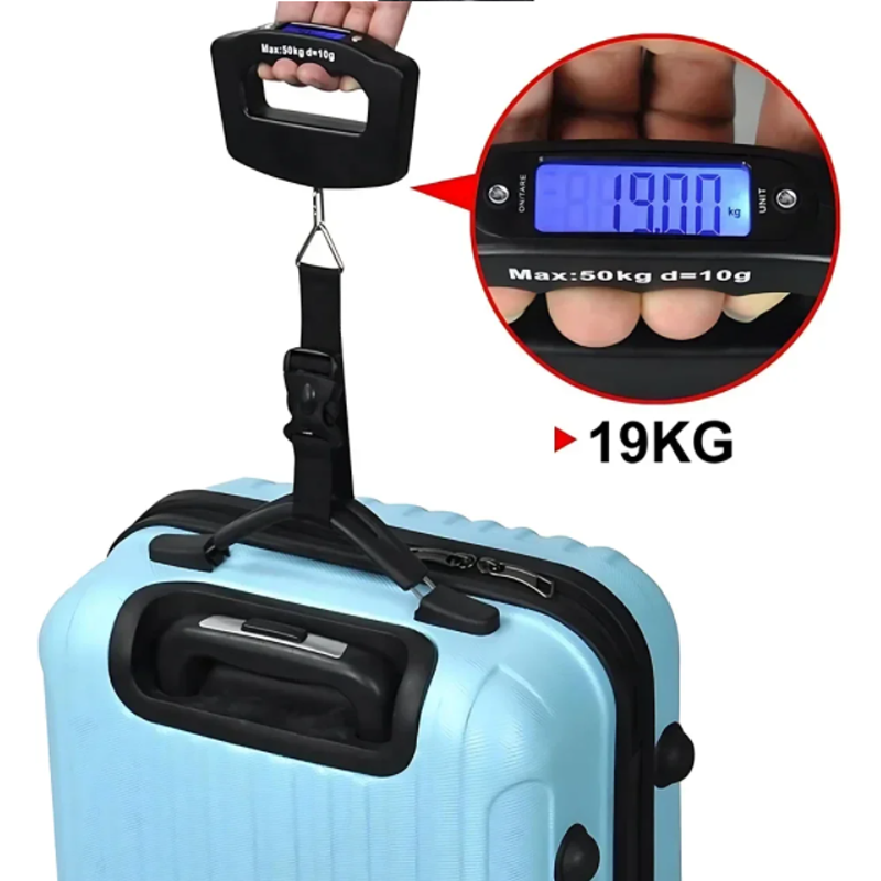 50kg/10g Travel Luggage Scale  - Fishing Hook recensie en prijs